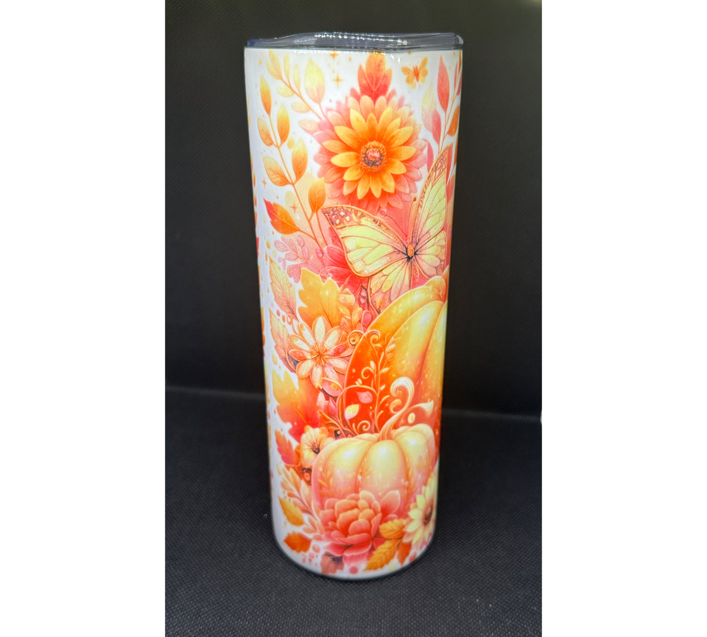20 oz Stainless Steel Tumbler Fall Theme