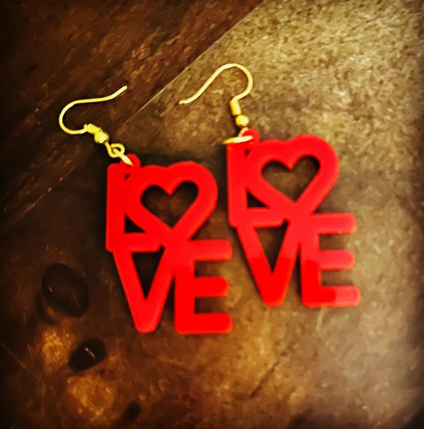 Red Love Earrings
