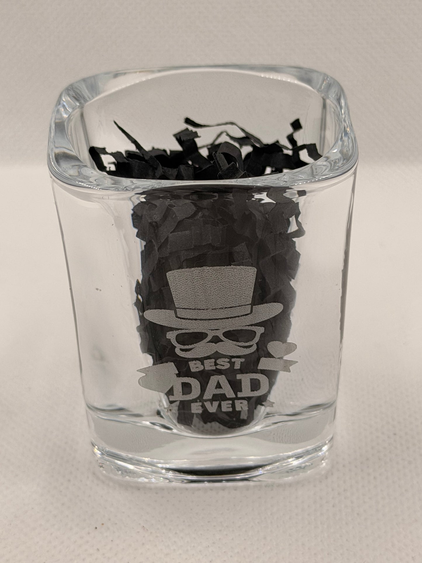 Best Dad Ever Laser Engraved Shot Glass