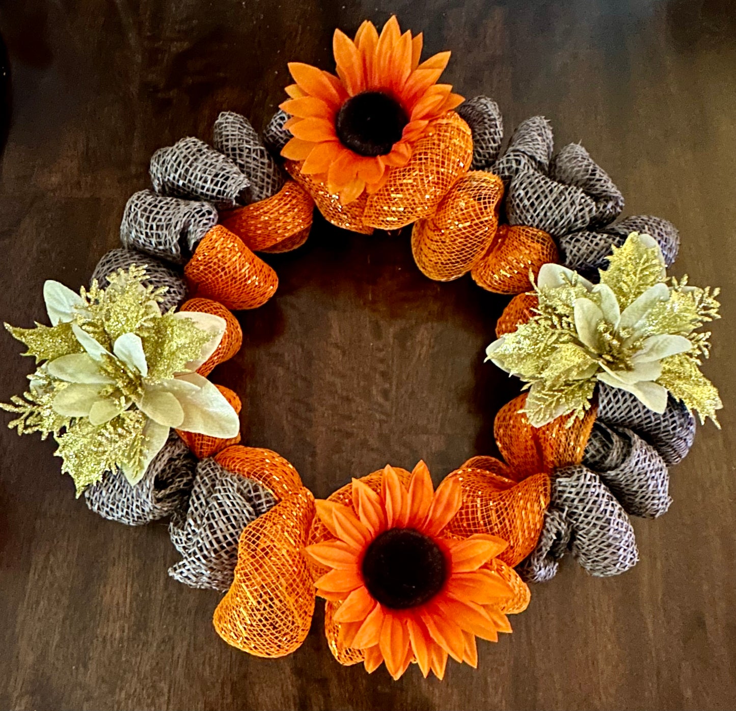 Mesh Fall Wreath