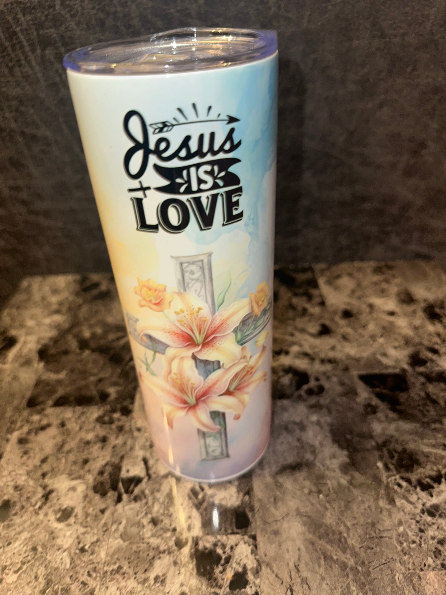 Jesus Is Love 20oz Stainless Steel Tumbler