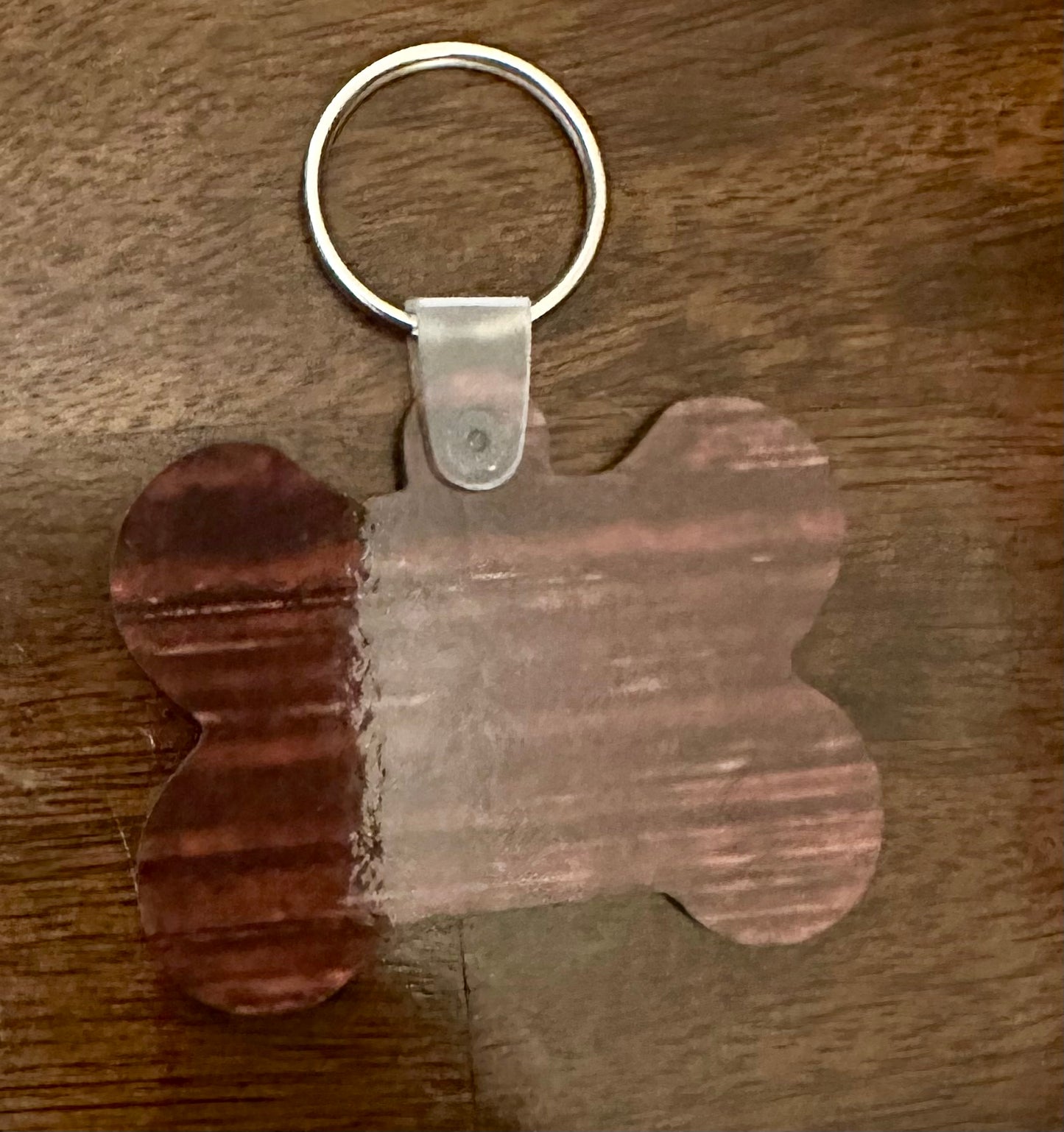 Wood grain Pet Tag