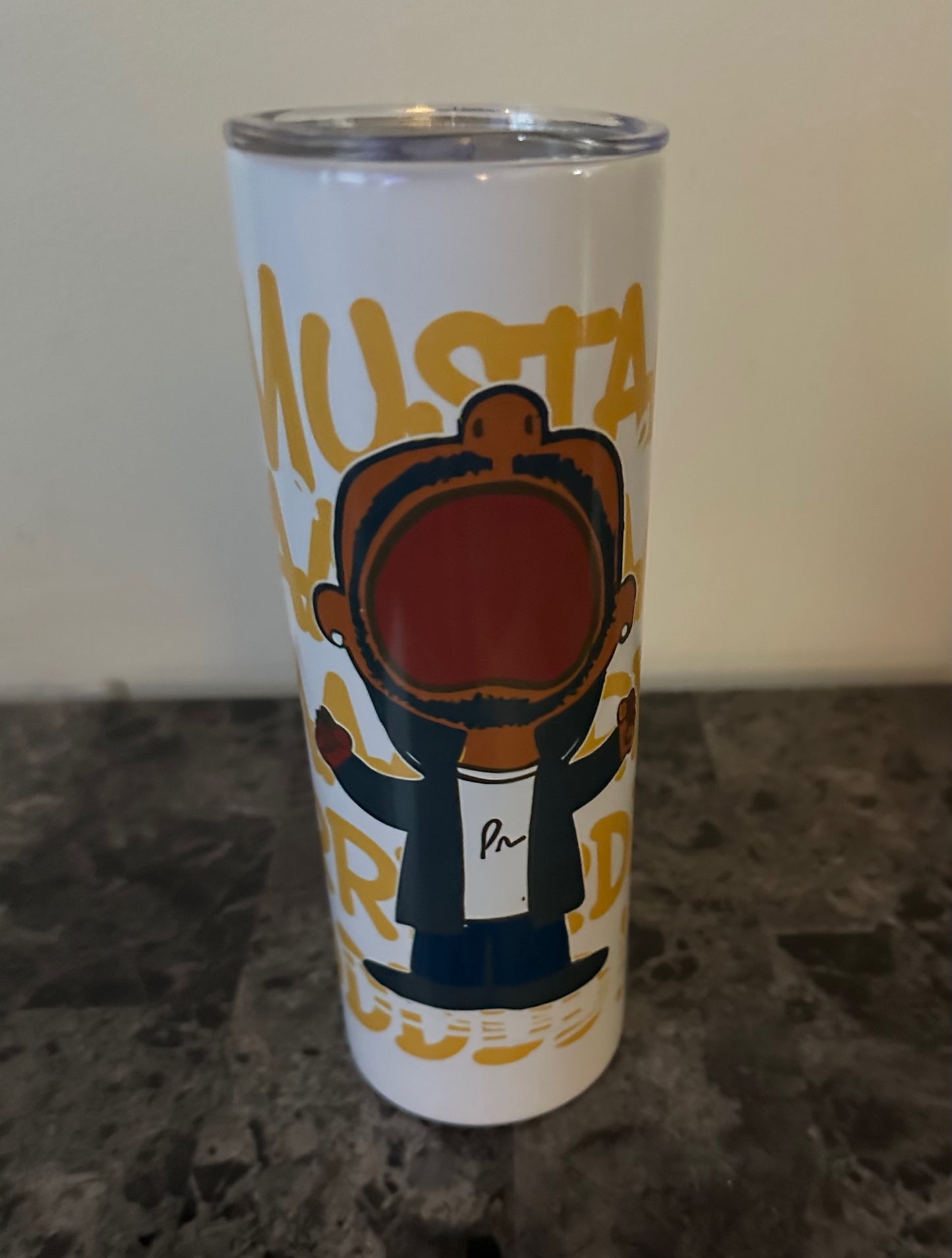 MUSTAAARRRDDD 20oz Stainless Steel Tumbler