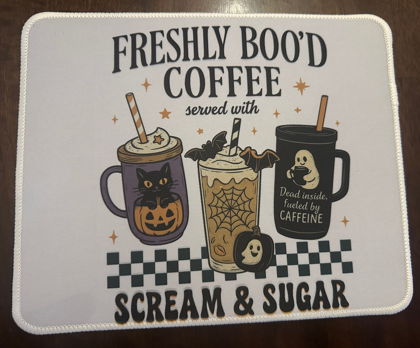 Freshly Boo’d Coffee Mouse Pad
