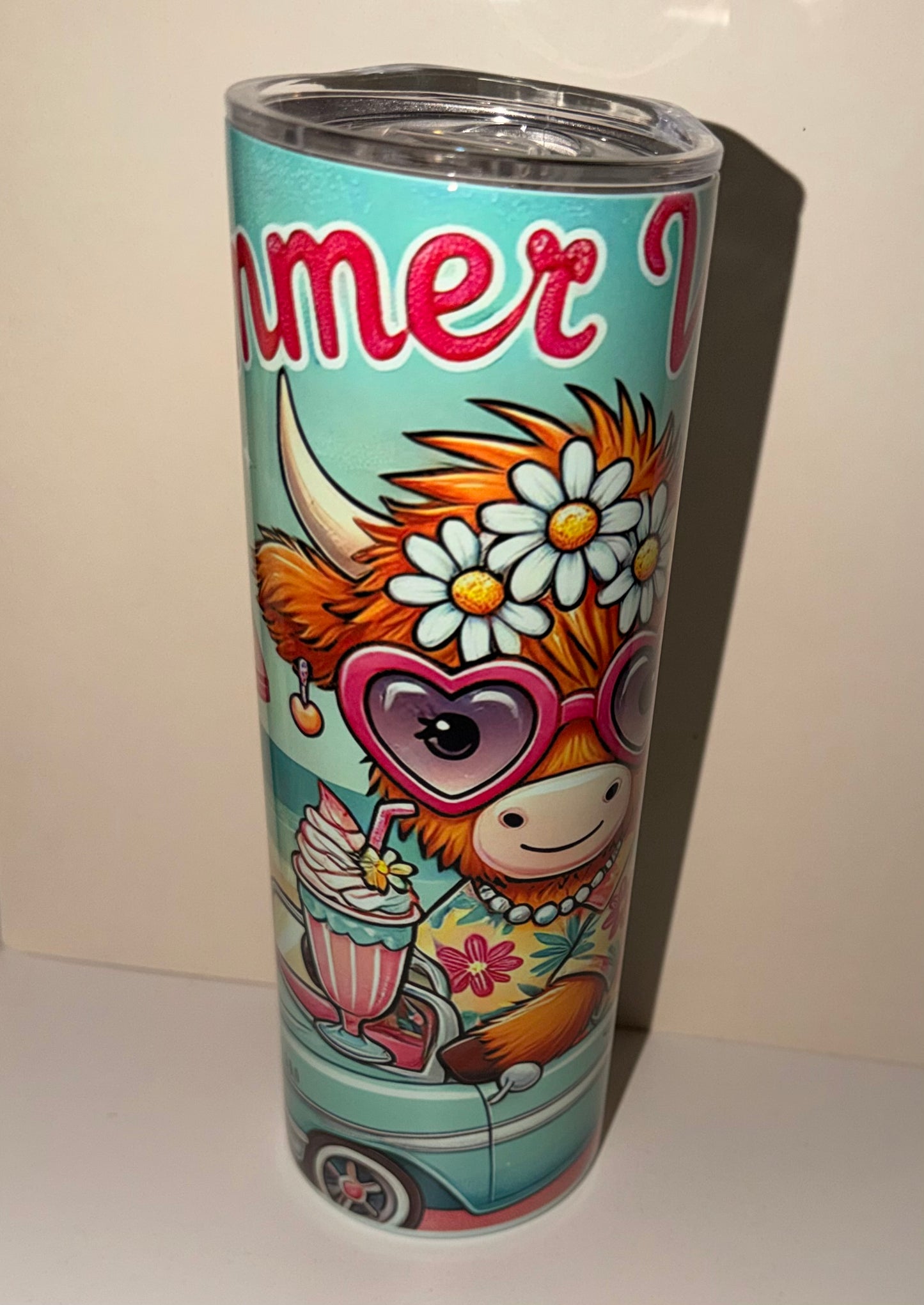 Summer Vibes 20oz Tumbler (Green)