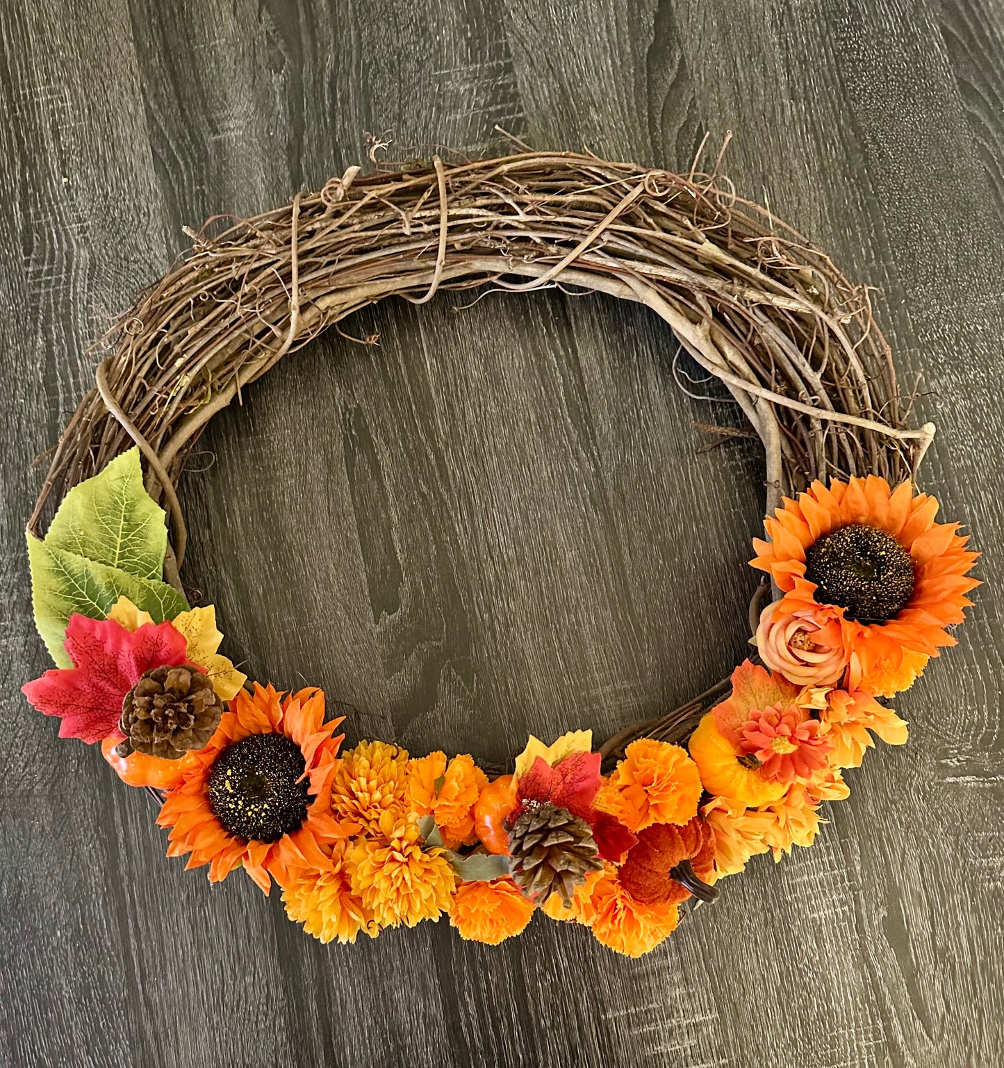 Festive Fall Harvest Wreath