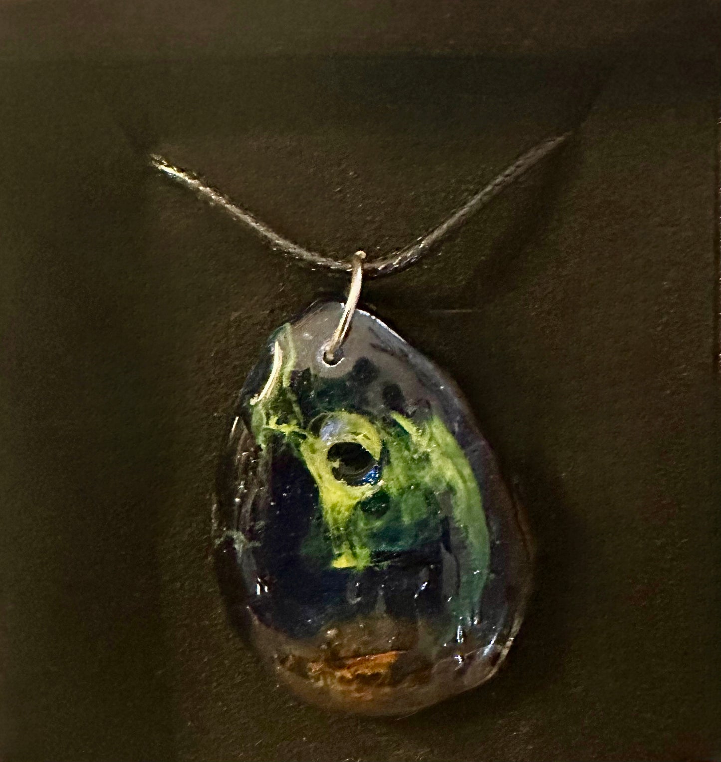 Colorful Marble Resin Necklace
