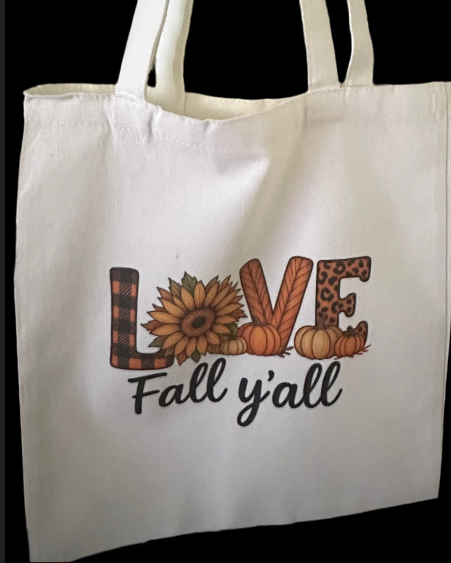 Love Fall Y’all Tote Bag