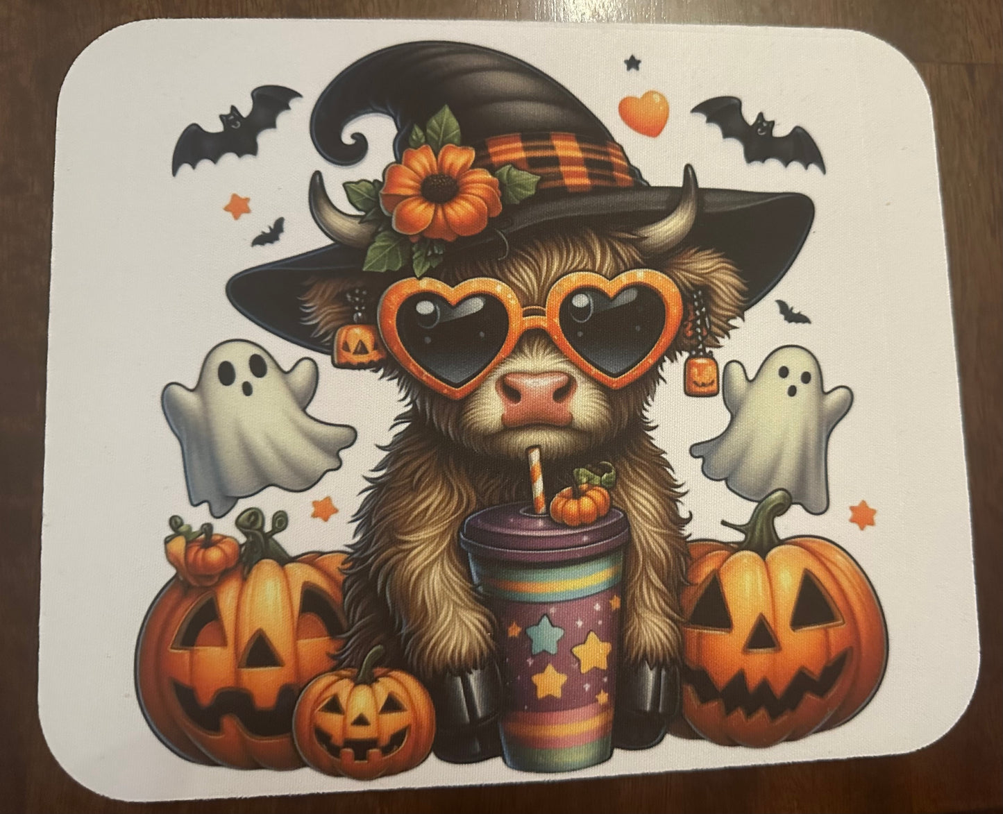 Halloween Cow Mousepad