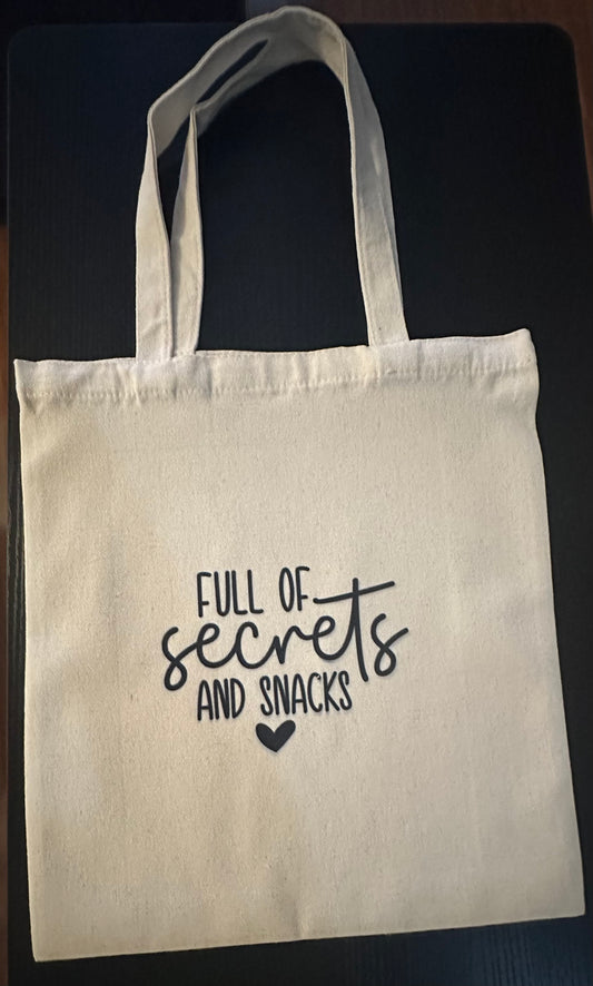 Tote Bag (Full of Secrets and Snacks)