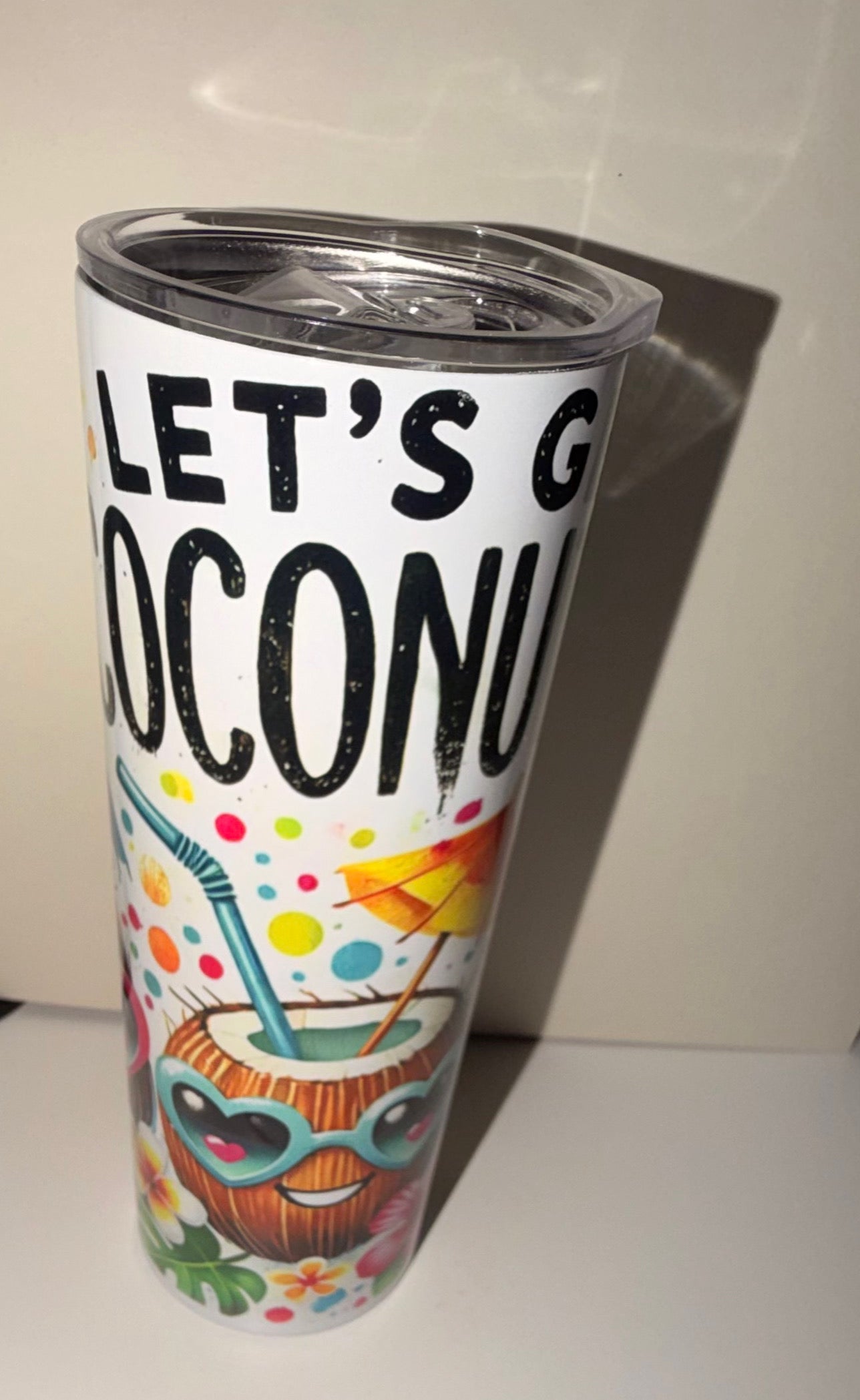 Let’s Get Coconutty 20oz Stainless Steel Tumbler