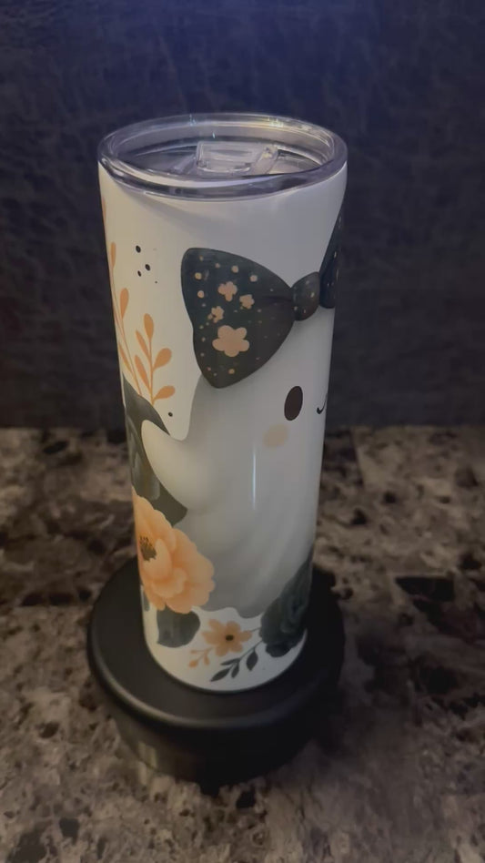 Cute Friendly Halloween Ghost 20oz Tumbler