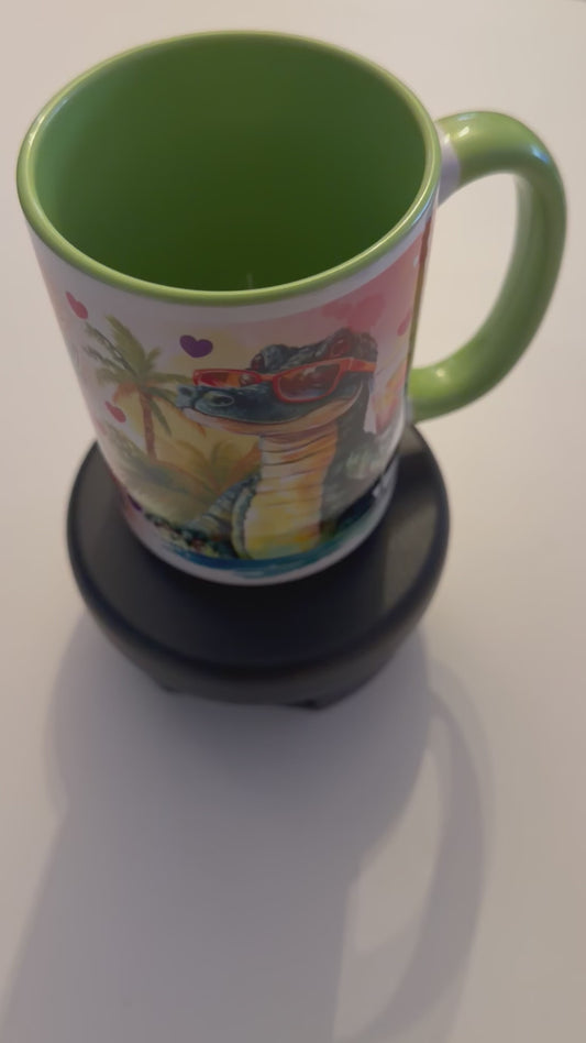 Cool Drink and Cool Vibes Alligator 15oz Mug